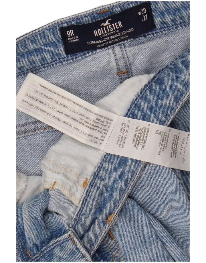 SUPERDRY Blugi drepti pentru femei W29 L27 Bumbac albastru