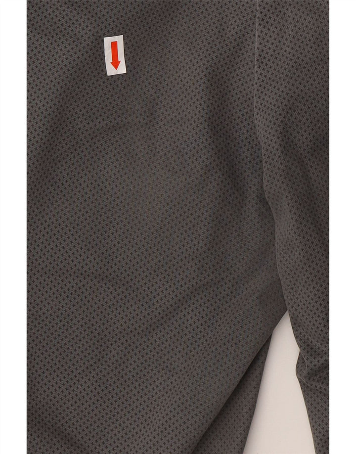 Pantaloni chino subțiri pentru femei BENETTON UK 12 Medium W32 L28 Gri pete