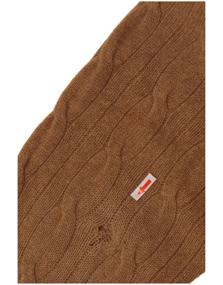 Pulover pentru bărbați Benetton cu gât rulat, 2XL, maro