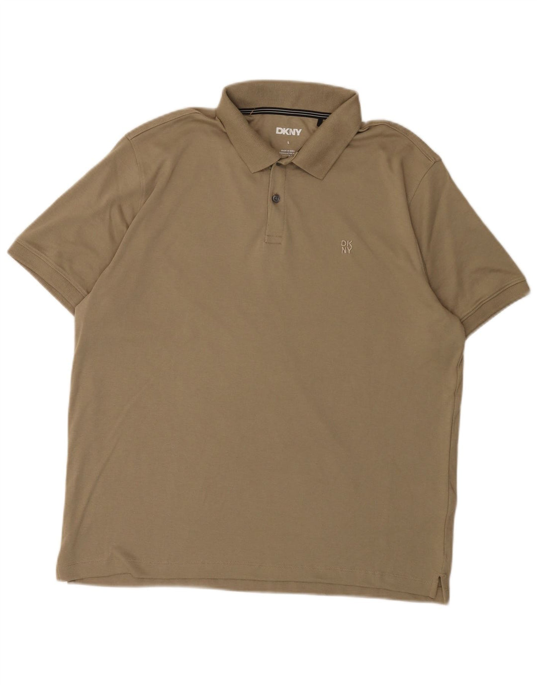 Tricou polo pentru bărbați Dkny, bumbac kaki mare