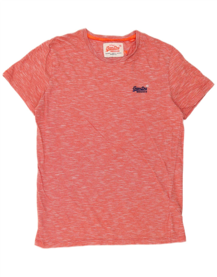 Tricou SUPERDRY pentru bărbați Top mare, roșu, bumbac cu pete