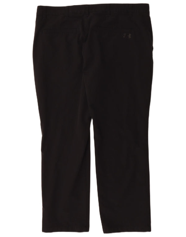 Pantaloni chino obișnuiți pentru bărbați Under Armour W40 L30 negru