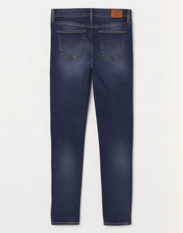 Blugi super skinny cu talie mare 720 Levi's pentru femei W28 L30 bumbac bleumarin