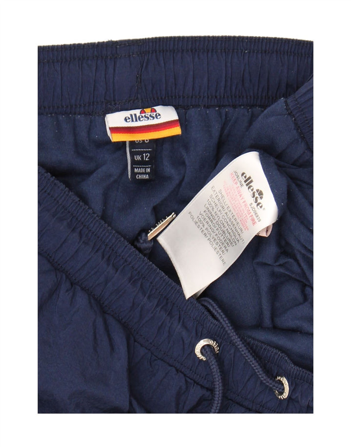 Pantaloni de trening pentru femei Ellesse Pantaloni de jogging UK 12 Mediu Nailon bleumarin