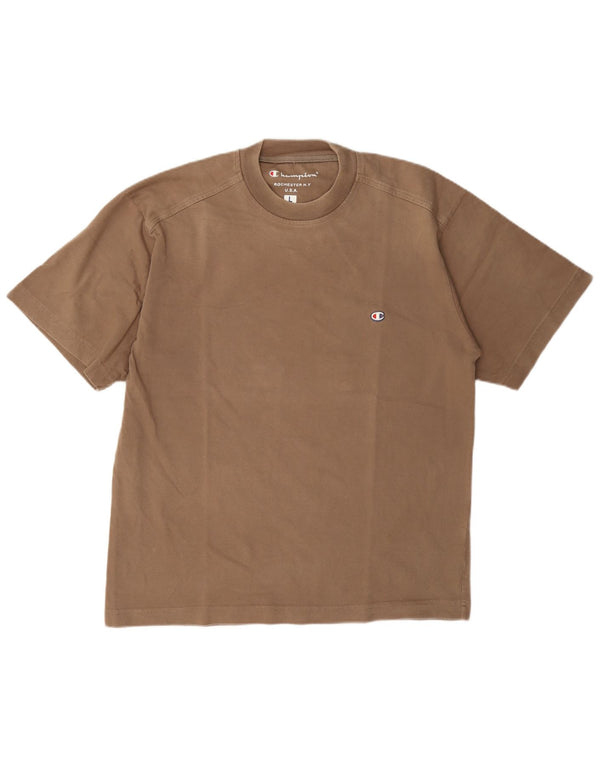Tricou pentru bărbați Champion Top mare din bumbac maro