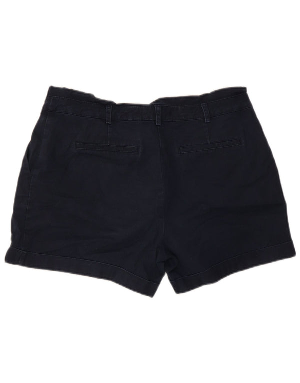 Pantaloni scurti chino pentru femei Oasis UK 12 Medium W32 Bumbac bleumarin