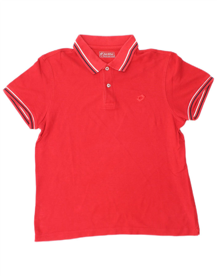 Tricou polo pentru bărbați Lotto Mic Roșu