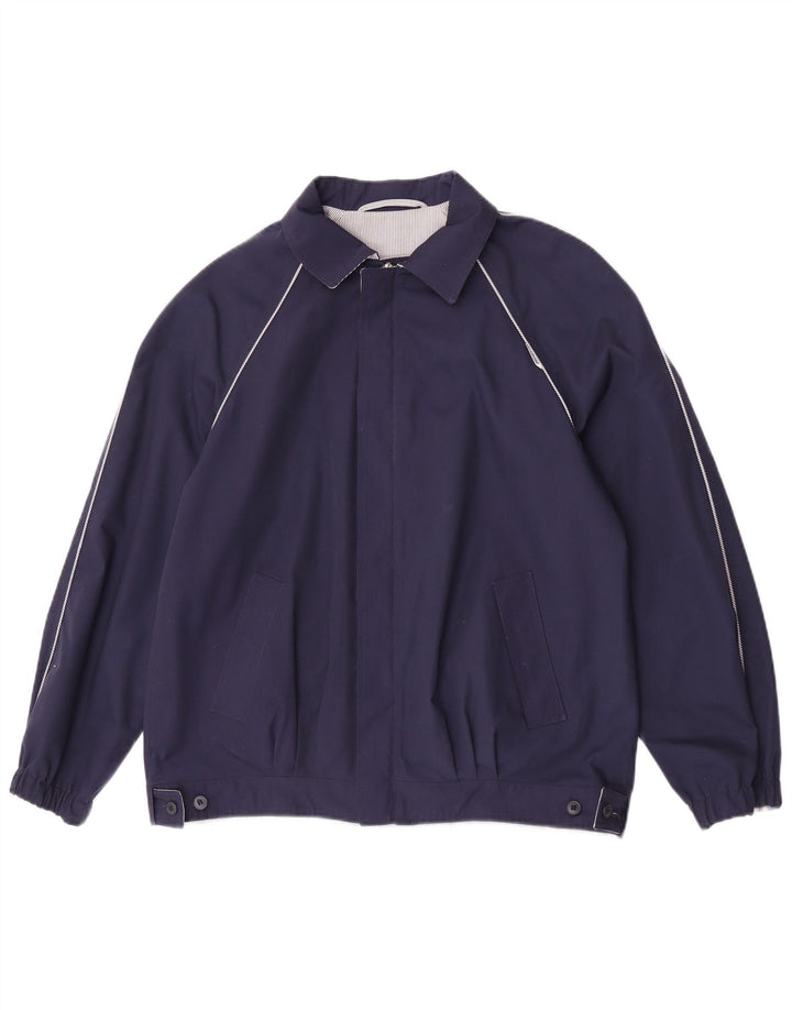 Jachetă Bomber Reversibilă Vintage pentru Damă EU 38 Poliester Mediu Bleumarin