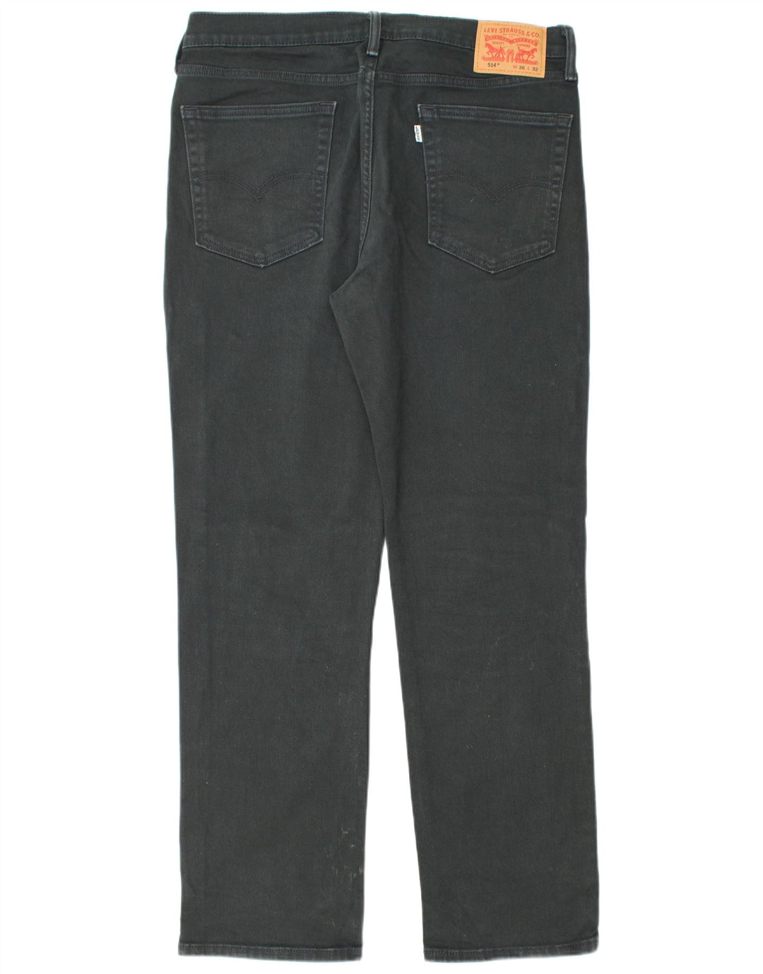 Blugi drepti pentru bărbați LEVI'S 514 W36 L32 bumbac negru