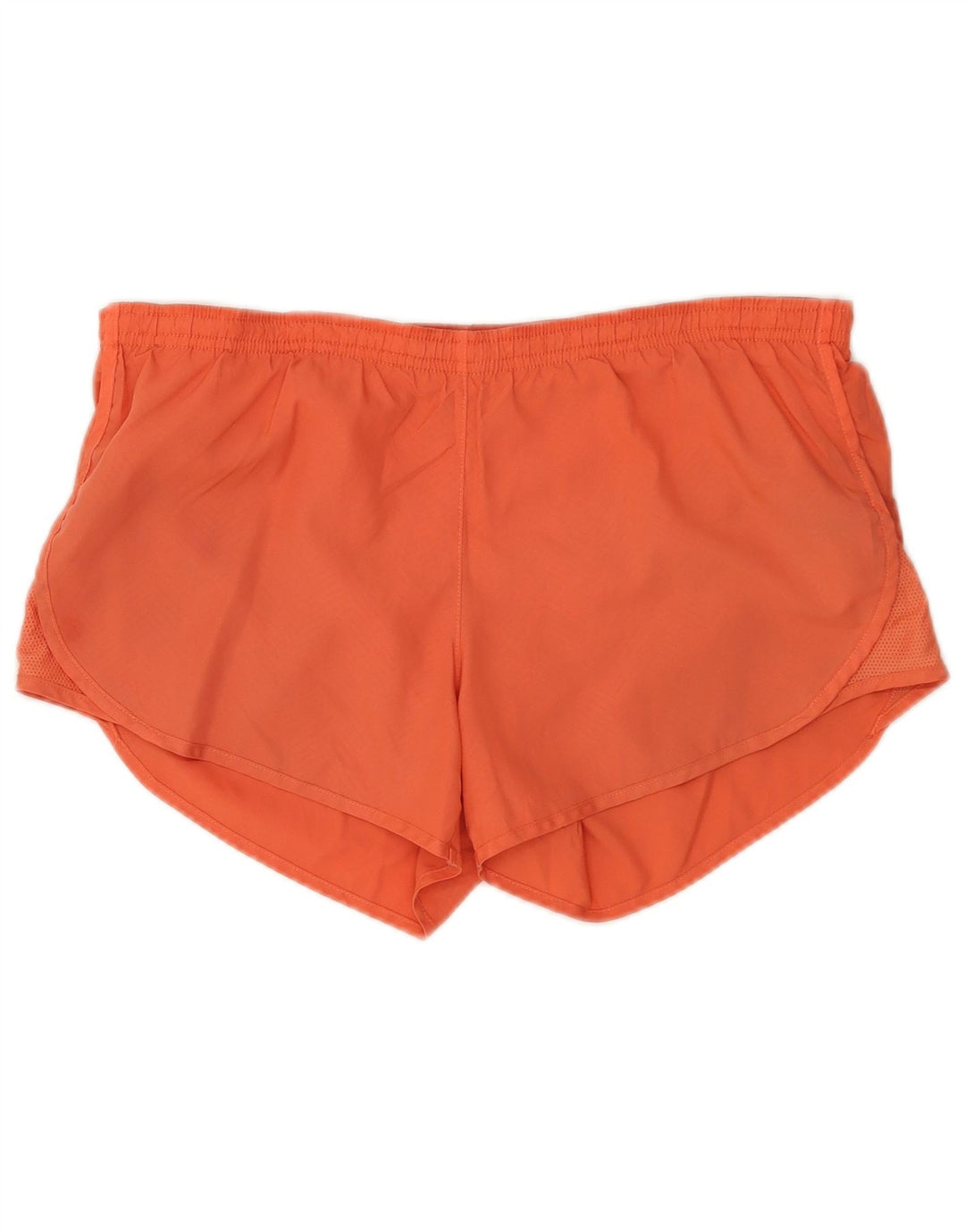 Pantaloni scurți sport Nike Dri Fit pentru femei UK 14 Poliester portocaliu mediu