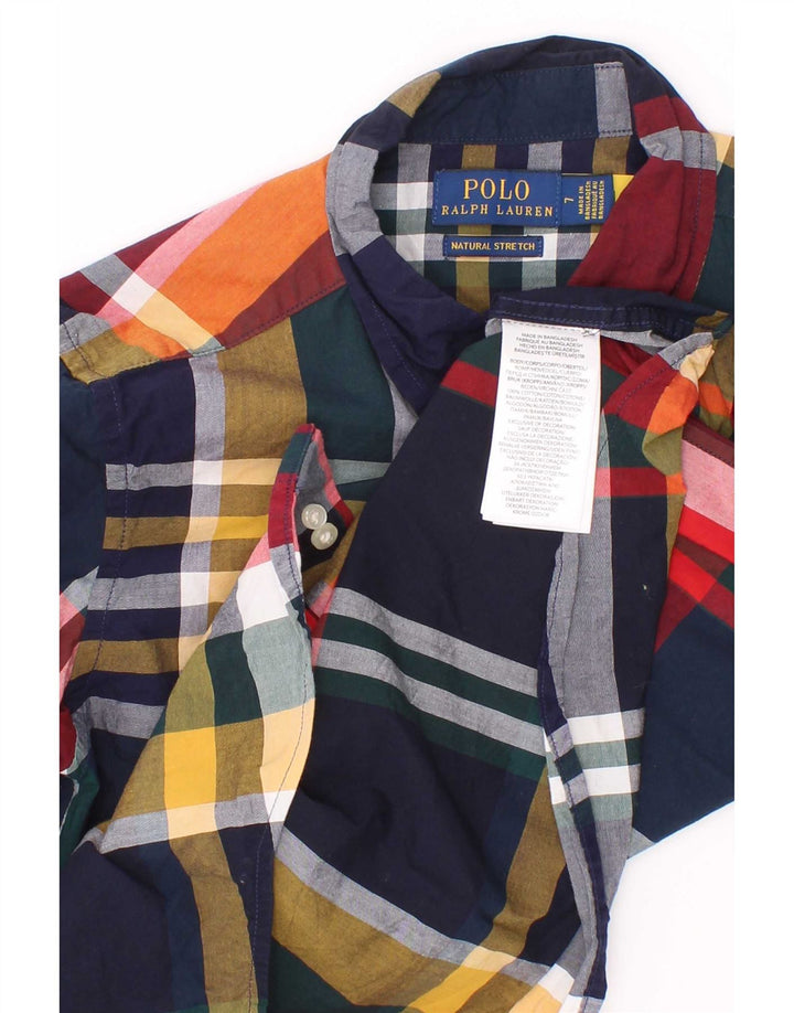 Cămașă Polo Ralph Lauren Băieți 6-7 Ani Multicolor Bumbac Check