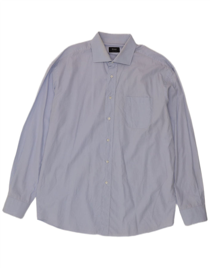 Cămașă pentru bărbați Hugo Boss Mărimea 45 17 1/2 XL Albastru