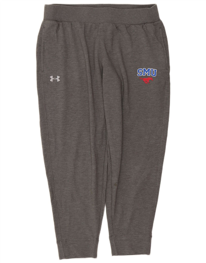 UNDER ARMOUR Pantaloni de trening pentru bărbați SMU Mustangs Joggeri mari, gri