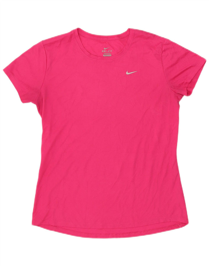 Tricou pentru femei Dri Fit NIKE Top UK 14 Large Pink