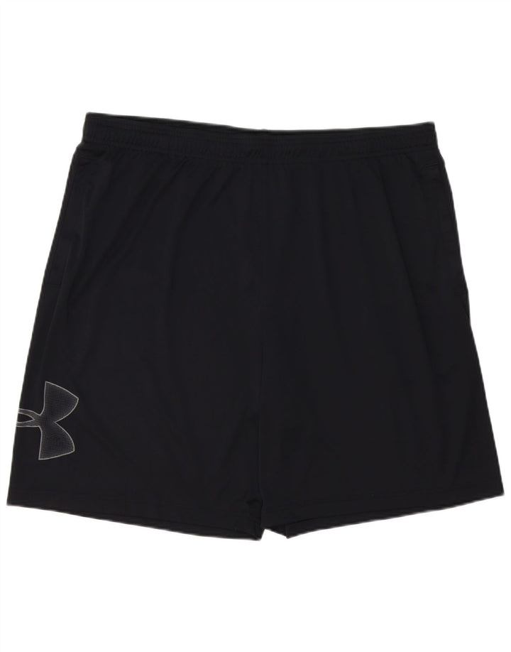 Pantaloni scurți sport grafic Under Armour pentru bărbați 2XL, poliester negru