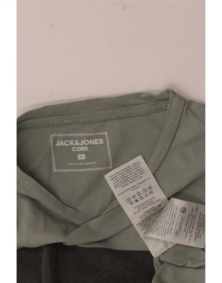 Tricou grafic Jack & Jones pentru bărbați Top din bumbac verde mediu