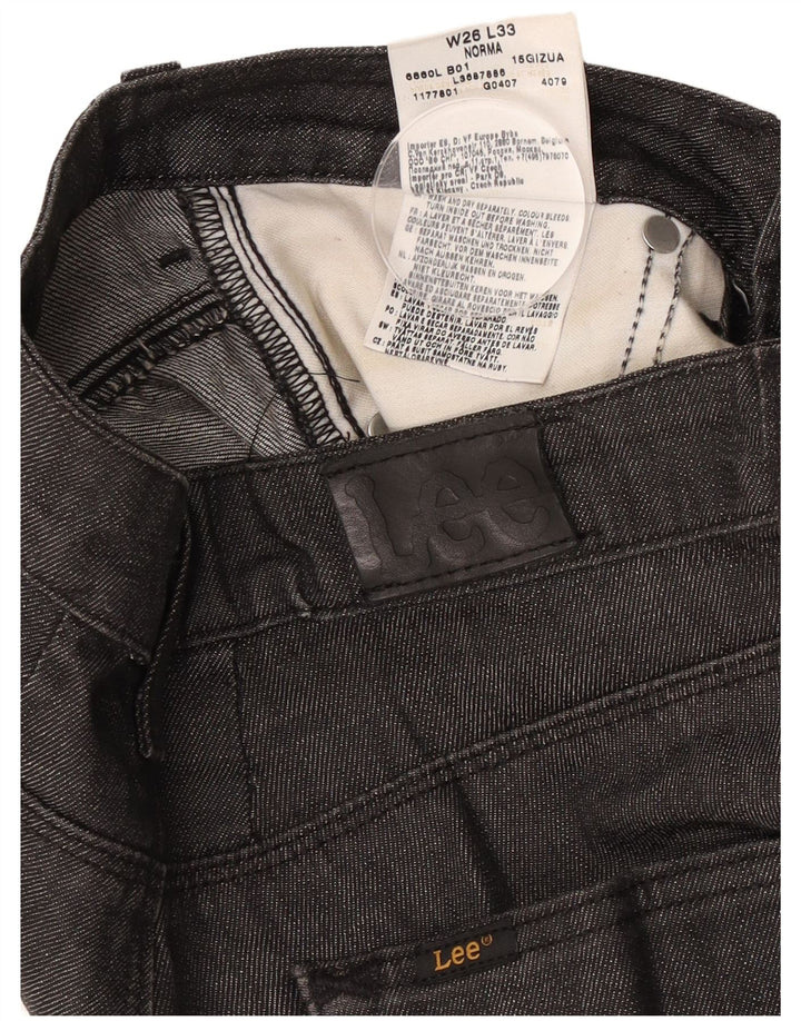 Blugi Lee Norma Slim pentru femei W26 L27 bumbac negru