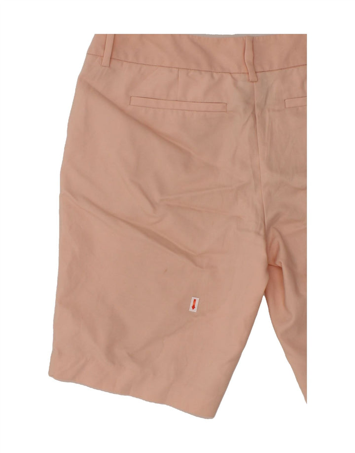 MOSSIMO Womens Stretch Bermuda Shorts US 10 Large W34 Pink Cotton Vintage Mossimo and Second-Hand Mossimo from Messina Hembry 