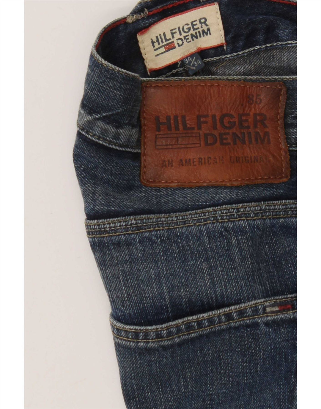 Blugi drepti pentru bărbați Tommy Hilfiger W34 L34 albastru