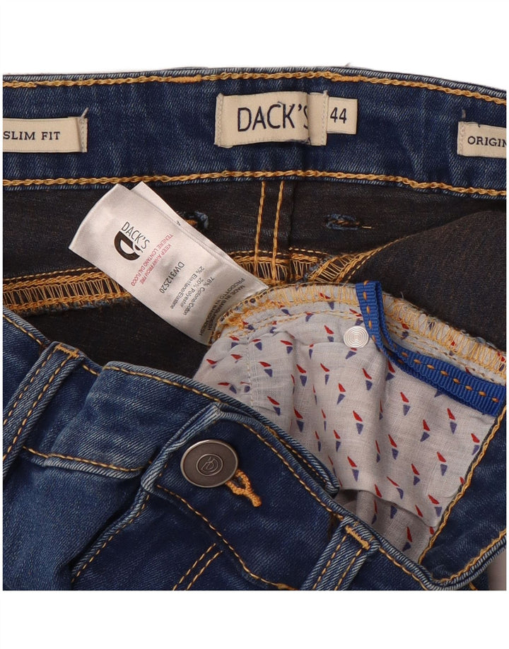 DACK'S Blugi subțiri de damă IT 44 Medium W28 L28 Bumbac albastru