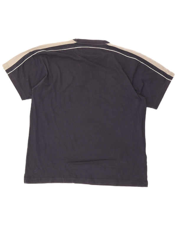 Tricou pentru bărbați Champion Top 2XL Bleumarin Colorblock