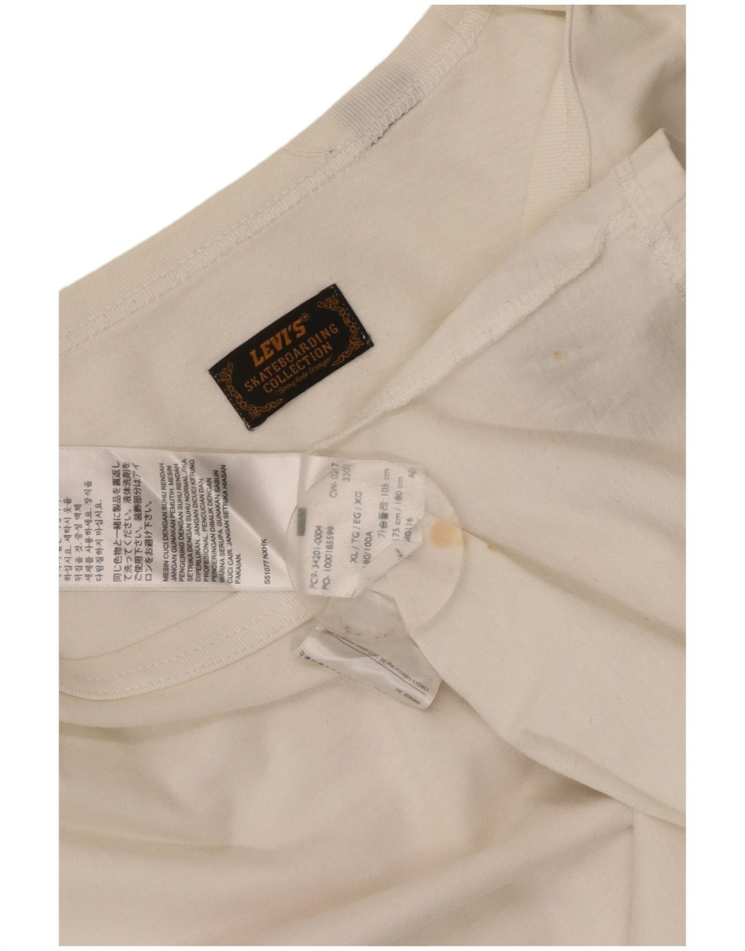 Tricou grafic pentru bărbați Levi's Top XL Bumbac alb