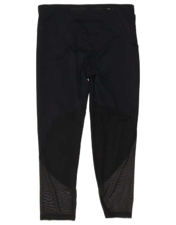 Leggings Nike Dri Fit pentru femei UK 8 Small Negru Geometric Poliester