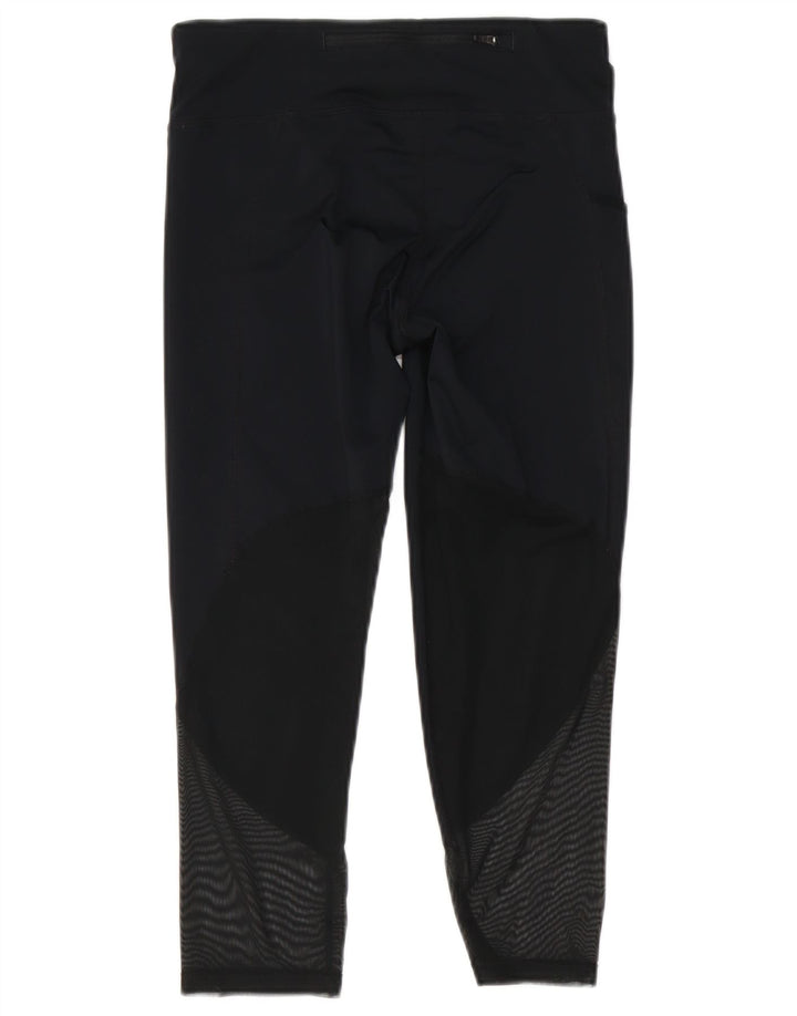 Leggings Nike Dri Fit pentru femei UK 8 Small Negru Geometric Poliester