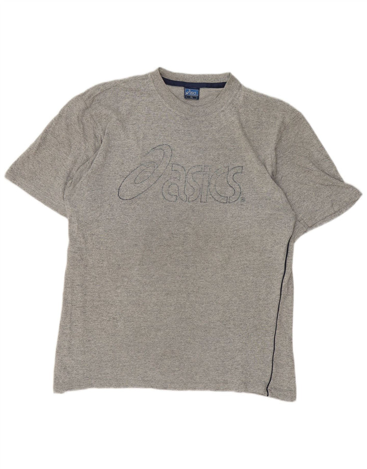 Tricou grafic Asics pentru bărbați Top XL bumbac cu pete gri