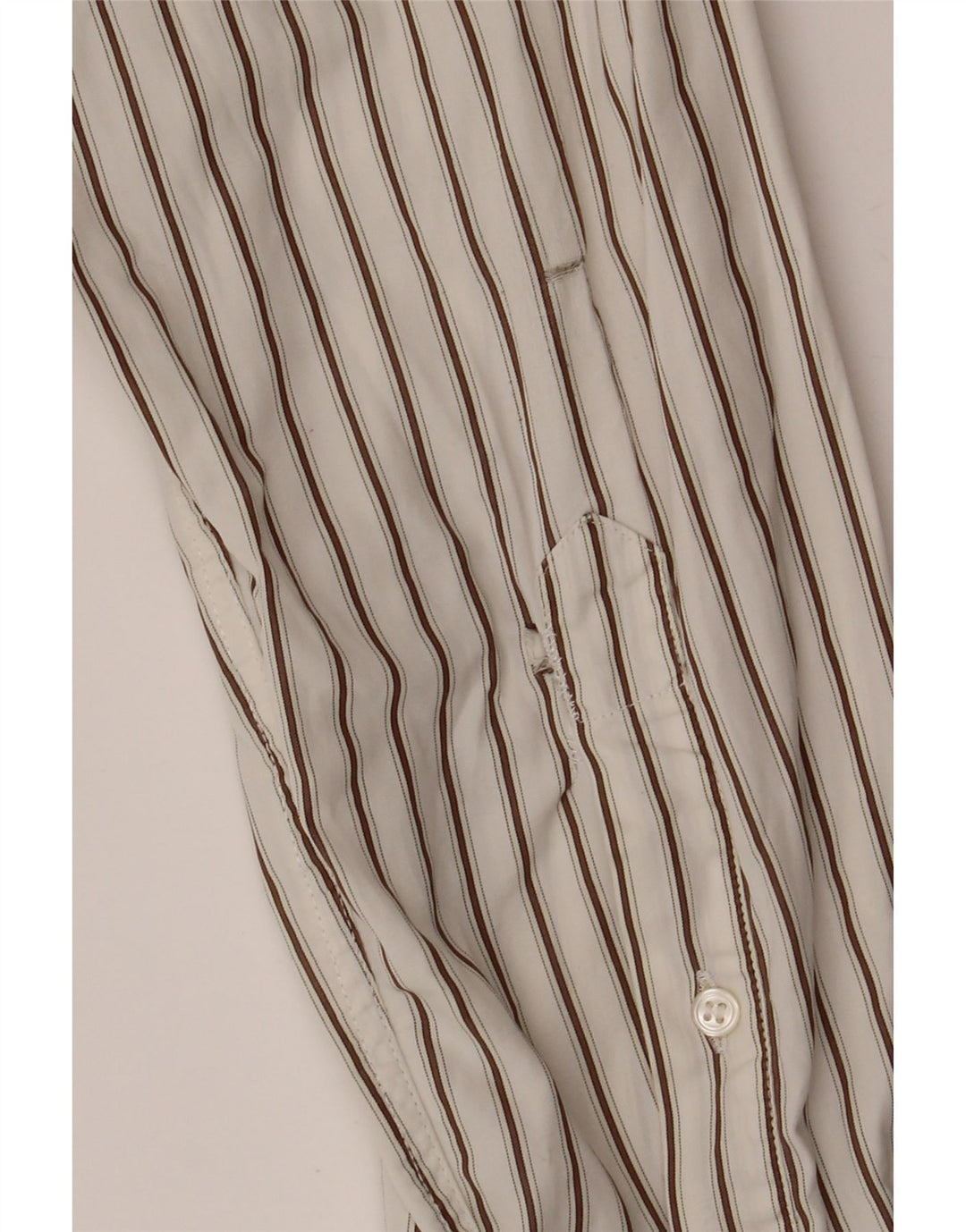 ROSSO MALASPINO Cămașă pentru bărbați Mărimea 43 17 Bumbac cu dungi albe mari