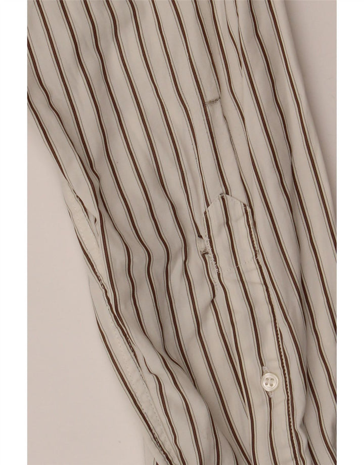 ROSSO MALASPINO Cămașă pentru bărbați Mărimea 43 17 Bumbac cu dungi albe mari