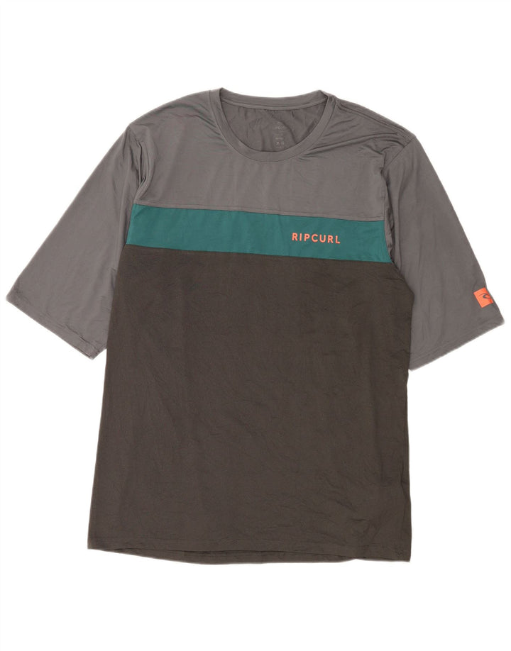 Tricou Bărbați RIP CURL Top 2XL Gri Poliester Colorblock