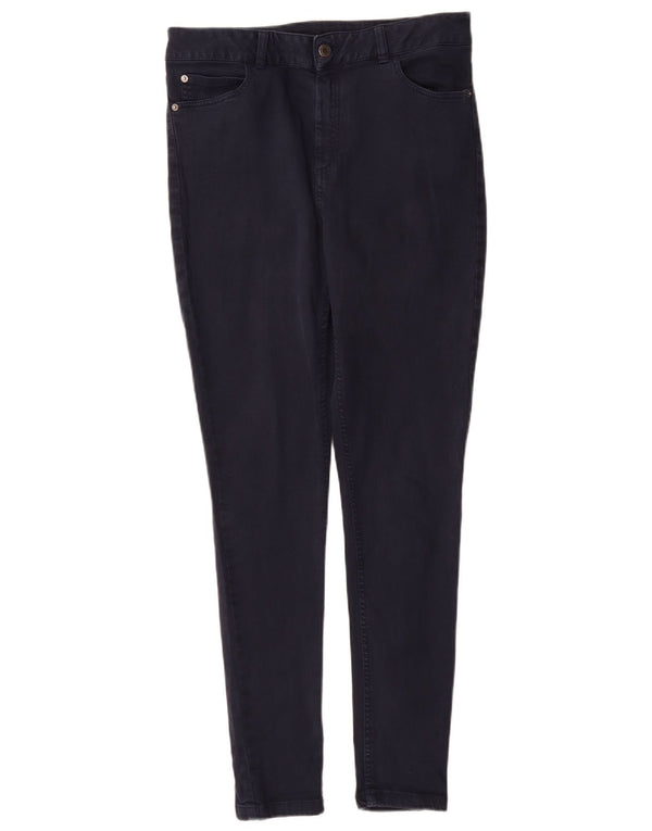 Pantaloni casual pentru femei Marks & Spencer UK 12 Medium W30 L30 Bleumarin