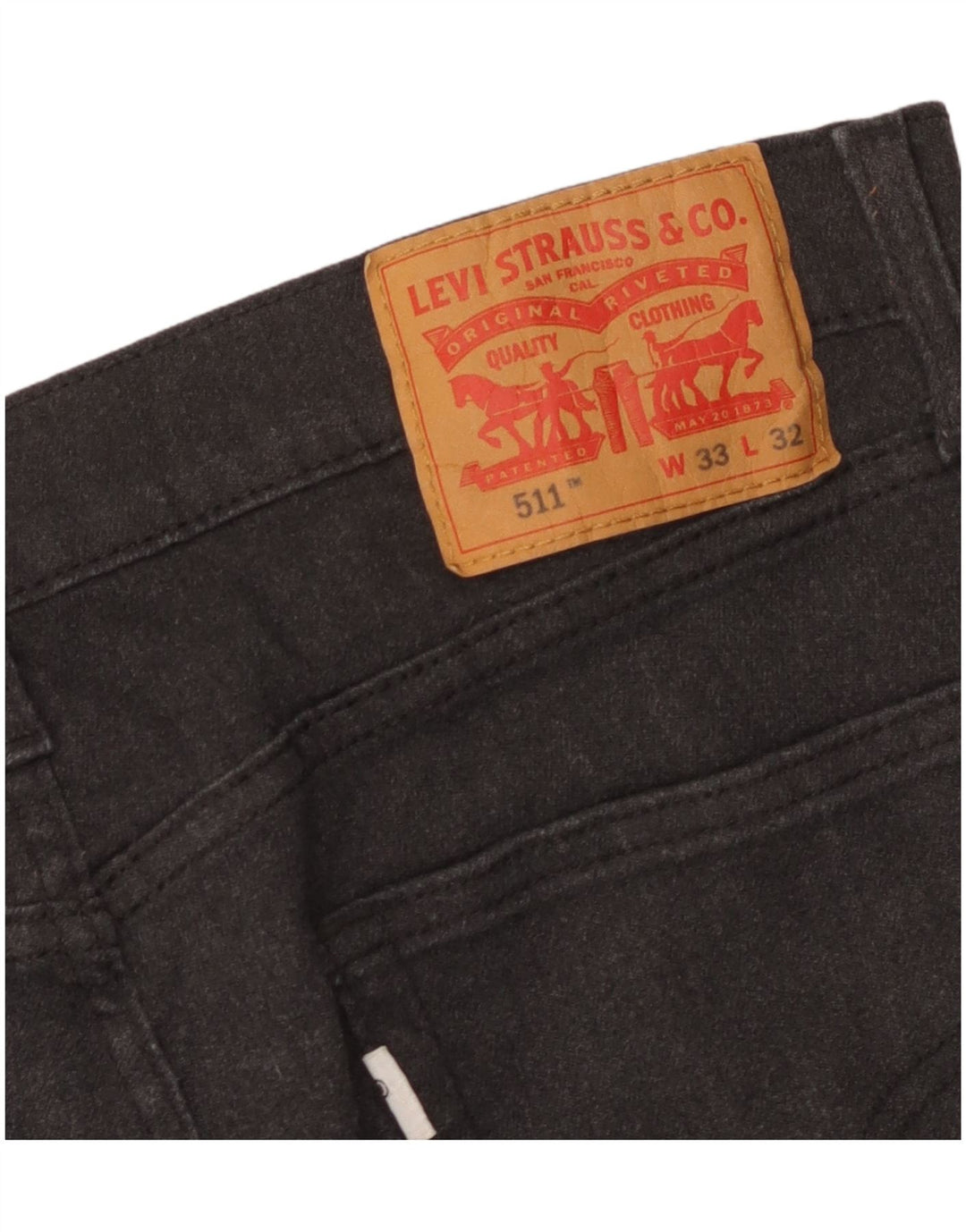 Blugi Levi's 511 Slim pentru bărbați W33 L27 gri