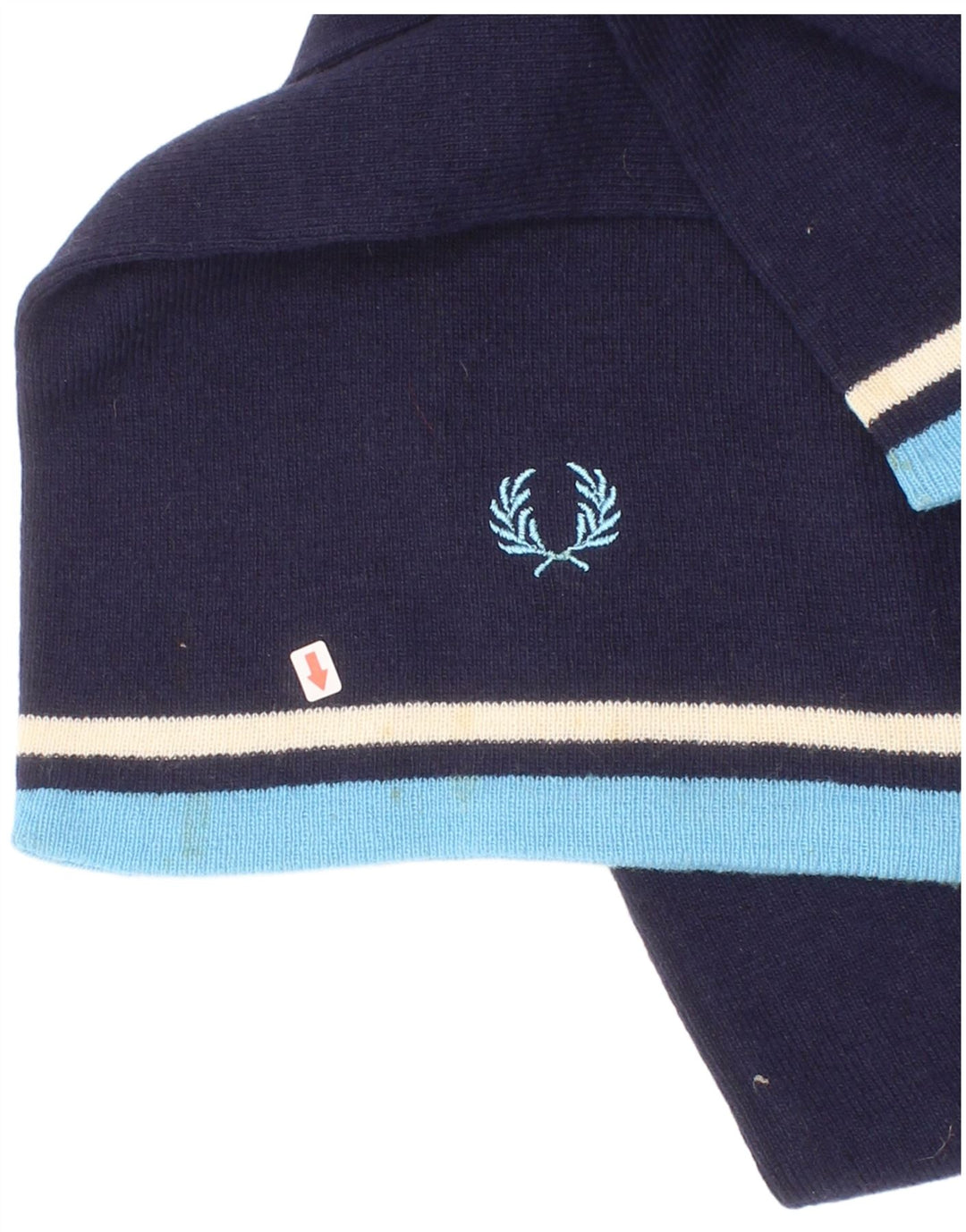 Eșarfă dreptunghiulară pentru bărbați Fred Perry, mărime unică, nailon cu dungi bleumarin