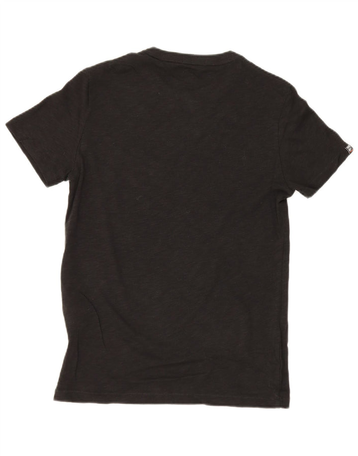 Tricou Superdry pentru bărbați Top mic, negru, color block, bumbac