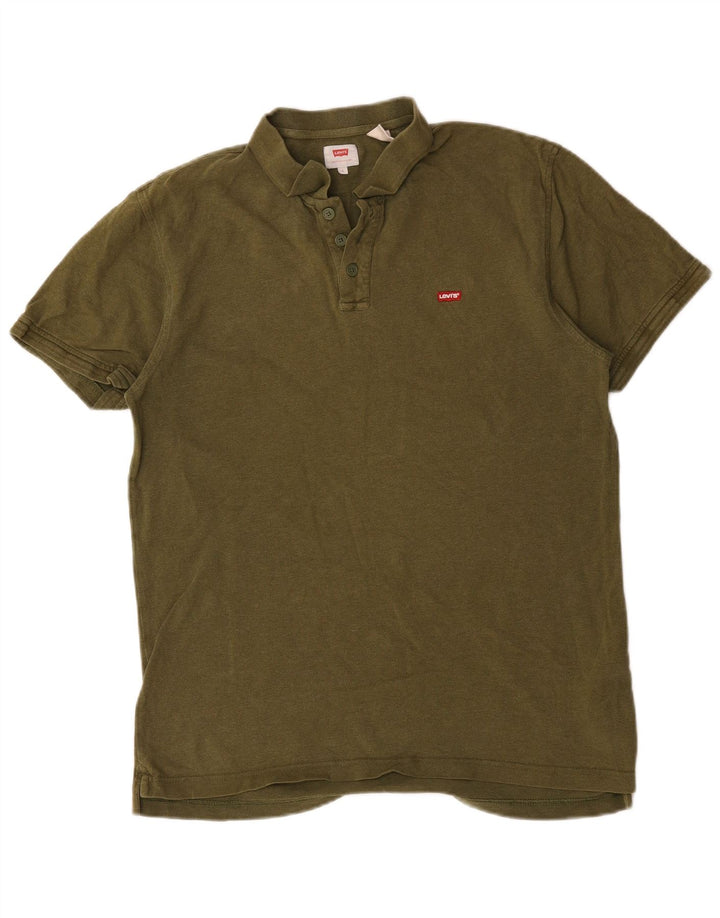 Tricou polo pentru bărbați Levi's, bumbac kaki mare
