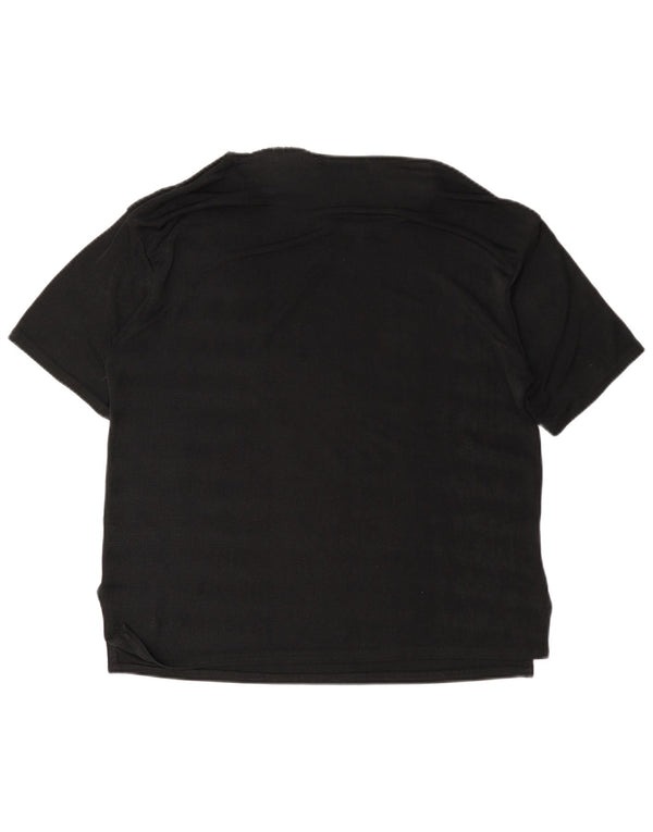 Tricou Vintage pentru femei Top UK 16 Large Black Floral