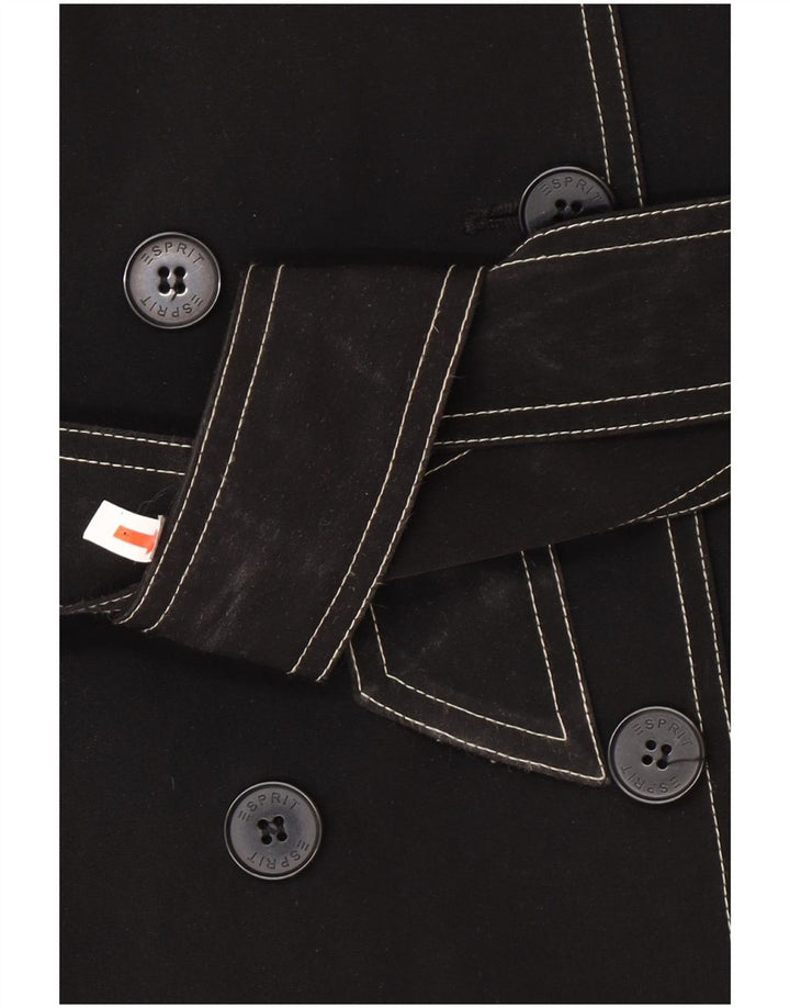 Palton Sherpa pentru femei Esprit UK 18 XL Poliester negru