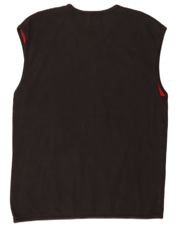 NIKE Mens Vest Top XL Black Cotton
