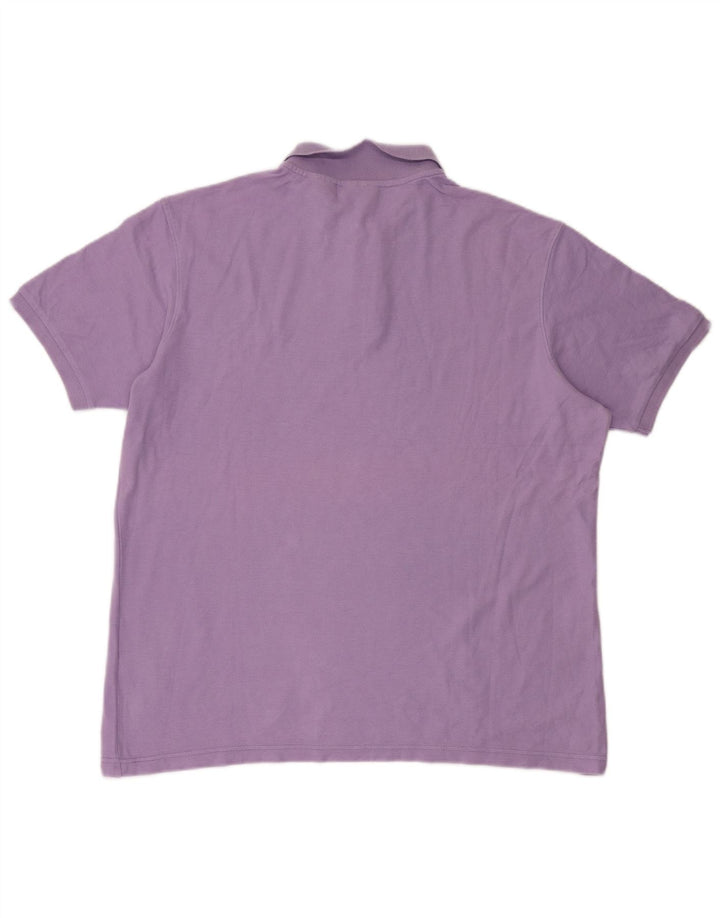 Tricou polo pentru bărbați FILA XL, mov, bumbac