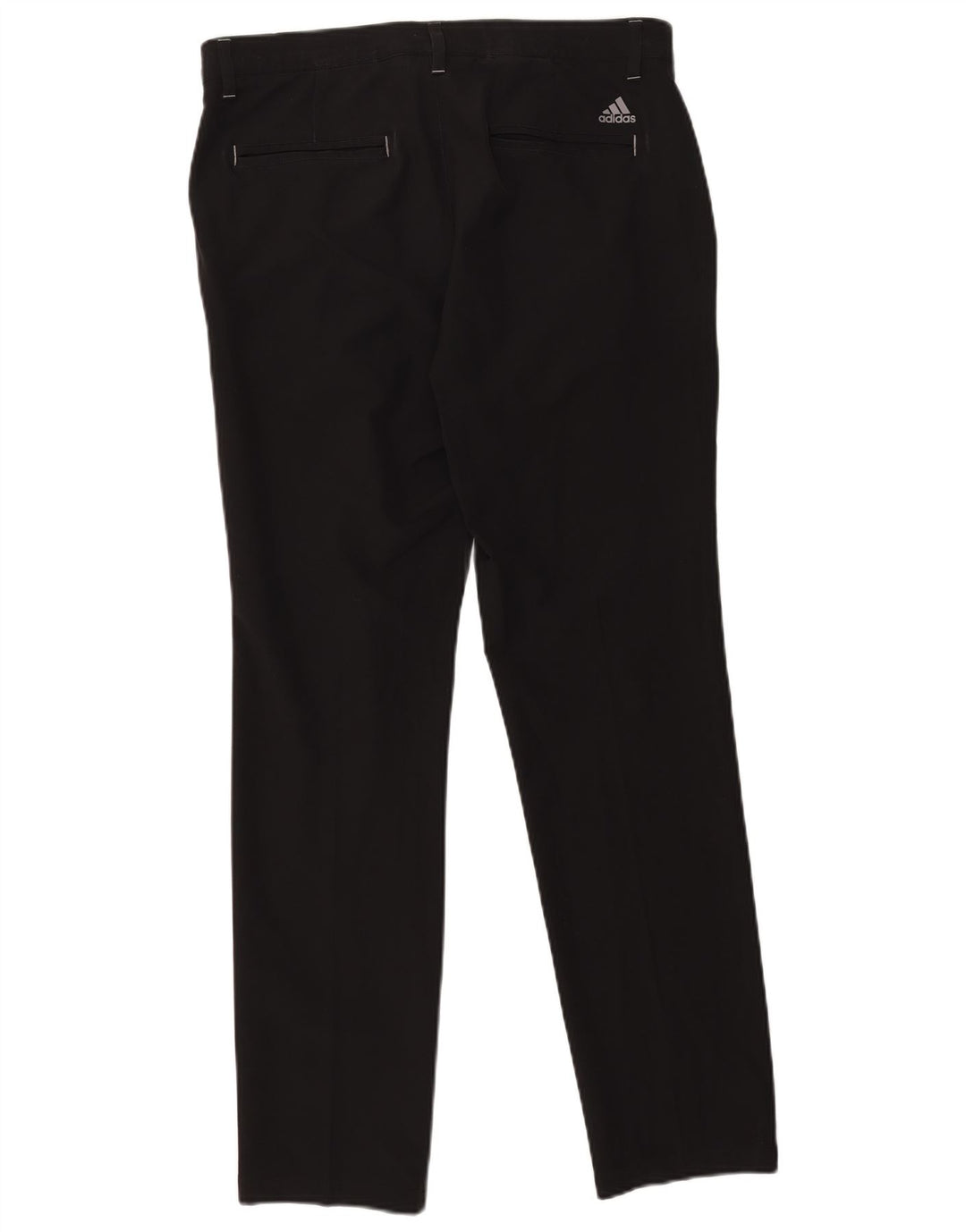 Pantaloni chino drepți pentru bărbați Adidas W32 L32 poliester negru
