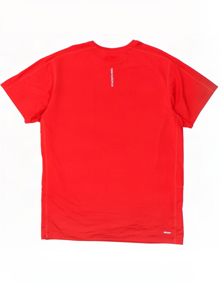 Tricou pentru bărbați New Balance Top mare poliester roșu