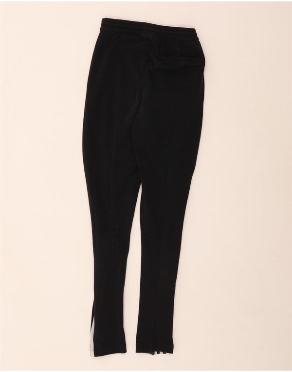 Pantaloni de trening ADIDAS pentru femei UK 8 Poliester negru mic
