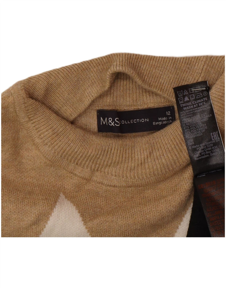 Pulover cu gât țestoasă pentru femei Marks & Spencer UK 12 Medium Multicolor