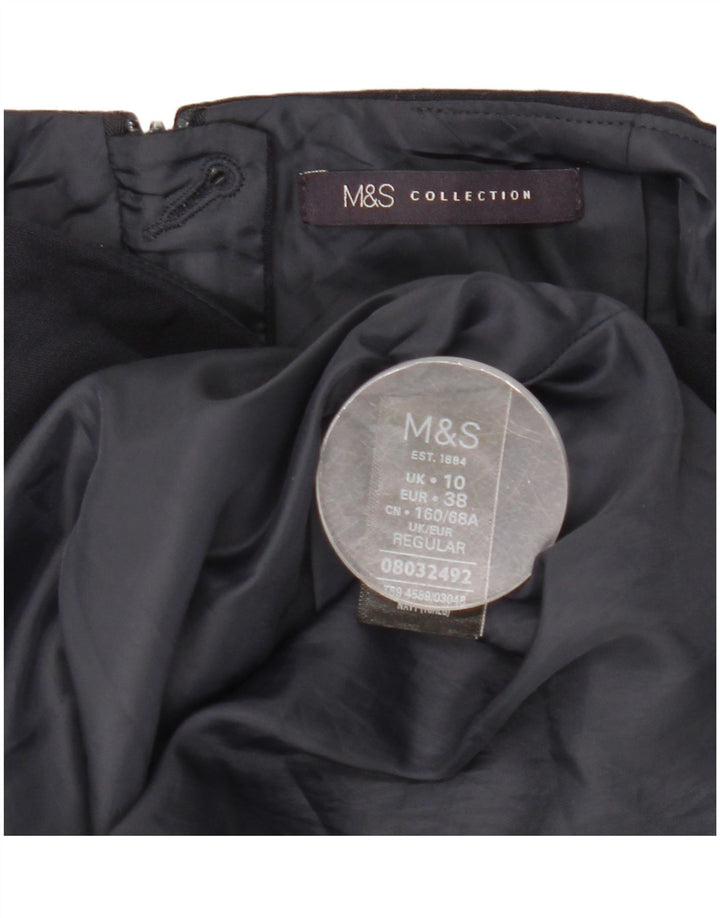 Fusta mini pentru femei Marks & Spencer UK 10 Small W29 Bleumarin Poliester