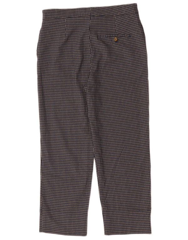 Pantaloni chino pentru femei cu talie înaltă Marks & Spencer UK 12 Medium W30 L25 bleumarin