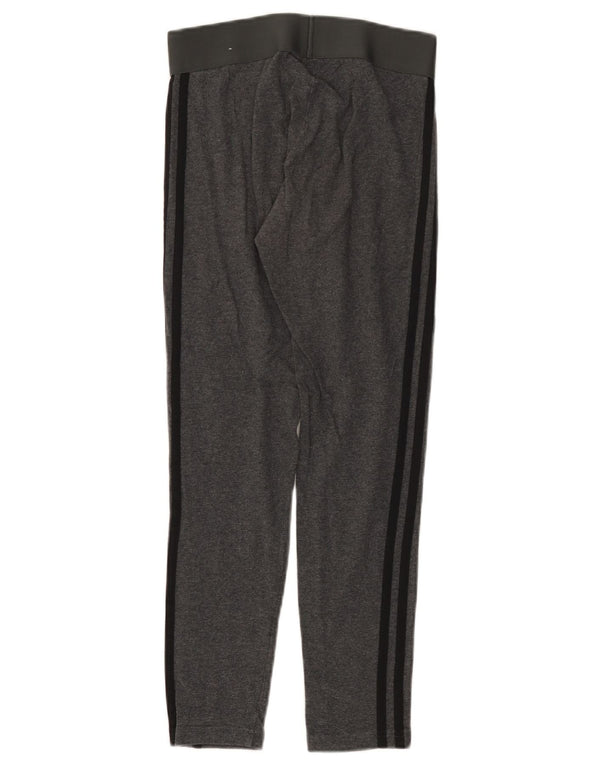 Leggings pentru femei ADIDAS UK 8, bumbac gri mic