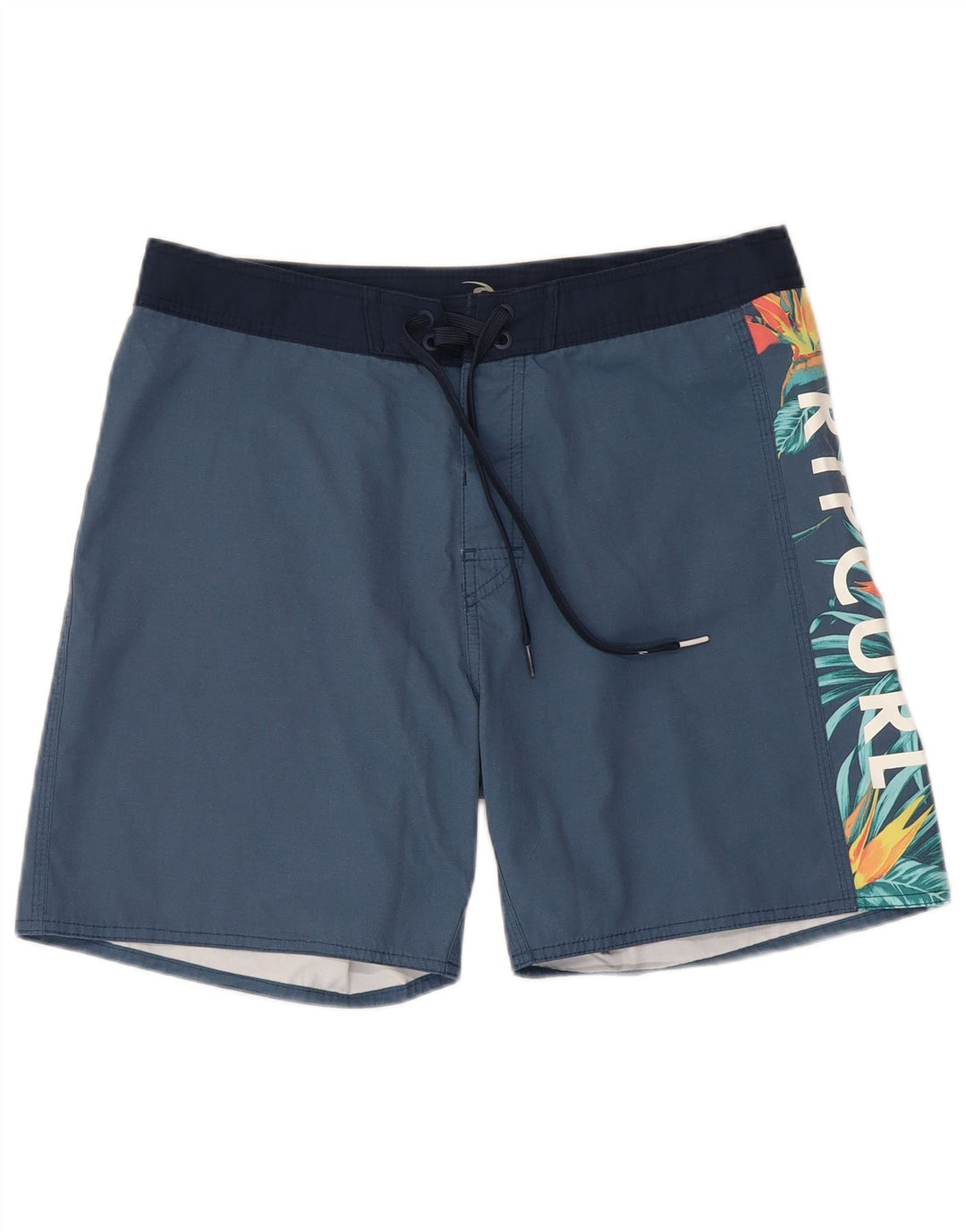 Pantaloni scurți de înot grafic RIP CURL pentru bărbați, poliester floral, albastru, mediu