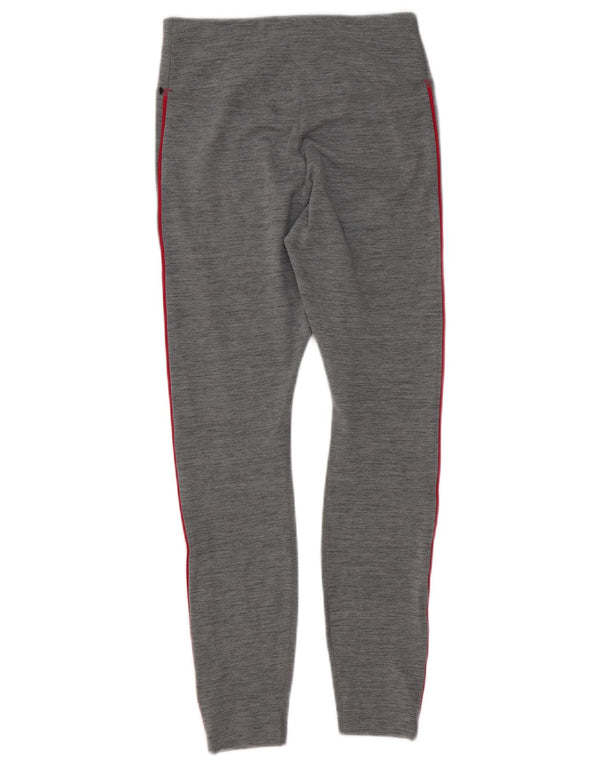 Leggings cu grafice Nike Dri Fit pentru femei UK 10 Small Gri Poliester